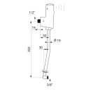 Delabie Urinalspüler-Set TEMPOMATIC 4 G1/2B EV 6V...