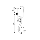 Delabie Urinalspüler-Set TEMPOMATIC 4 G1/2B EV 6V...