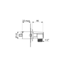 Delabie Anschl.-Modul UP G1/2B f. TEMPOMATIC MIX 4...