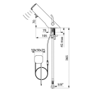 Delabie Stand MBatt. TEMPOMATIC MIX4 G3/8 m. UP-Netzteil...