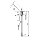 Delabie Stand MBatt. TEMPOMATIC MIX4 G3/8 m....