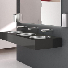 Delabie Wand MBatt. TEMPOMATIC MIX 4 WT 6V-Batt.integr. L160, Set2/2