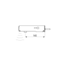 Delabie Wand MBatt. TEMPOMATIC MIX 4 WT 6V-Batt.integr....