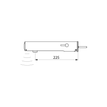 Delabie Wand MBatt. TEMPOMATIC MIX 4 WT 6V Batt. integr. L220, Set2/2