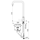 Delabie Stand MBatt. TEMPOMATIC MIX PRO G3/8B 230/12V...