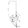 Delabie Stand MBatt. TEMPOMATIC MIX PRO G3/8B 230/12V Schwenkauslauf