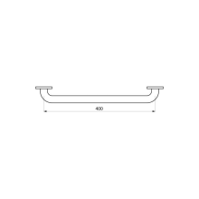 Delabie Haltegriff D32 L400mm Nylon weiß