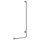 Delabie Handlauf L-Form (links) D32 H1150mm Edst. hgl.pol.