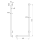 Delabie Handlauf L-Form (links) D32 H1150mm Edst. sat.