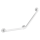 Delabie Winkelgriff 135Gr. D32 400x400mm, 3Bef.P, Nylon weiß