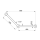 Delabie Winkelgriff 135Gr, D32 400x400mm 3 Bef.Punkte Edst. sat.