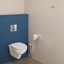 Delabie WC-Papierhalter f. 2 Rollen, Edst. hgl.pol.