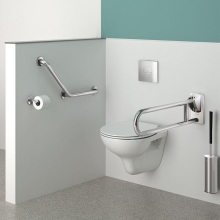 Delabie WC-Papierhalter f. 1 Rolle, Edelstahl hochglanzpoliert