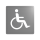 Delabie Wand Symbol Behinderten-WC Edst. 1.4301 sat (ex-0011370000)