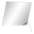 Delabie Kippspiegel m. Hebel 600x500 mm Nylon weiß