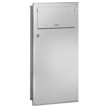 Delabie Abfallbehälter UP PUSH 18l Edst. 1.4301 sat (ex-0013320000)