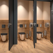 Delabie WC-Papierhalter f. Papierrolle 200 m Edst. 1.4301 satiniert