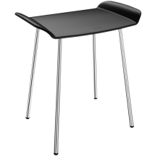 Delabie Duschhocker Be-Line Sitzfläche schwarz