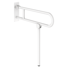 Delabie Stützklappgriff m. Fuß Basic D32 L760 pulverbeschichtet weiß