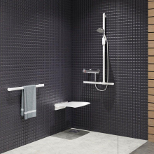 Delabie Haltegriff Be-Line D35 L.300 Aluminium weiß