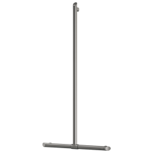 Delabie Handlauf T-Form Be-Line D35 H.1130x500 Aluminium anthrazit