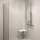 Delabie Handlauf T-Form Be-Line D35 H.1130x500 Aluminium anthrazit