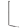 Delabie Handlauf L-Form Be-Line D35 H.1130 Aluminium anthrazit