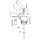 Delabie Seifensp. T4 verchr. Standm, Schlauch L.1, 2m Batteriebetrieb
