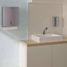 Delabie Elektron. Flüssigseifenspender 0, 5l Edst. 1.4301 hgl.pol.