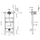 Delabie Inst.Sys.TEMPOFIX3 Urinal elektr.Netzbetr.230/6V...