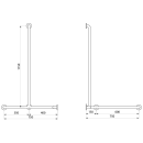 Delabie DUHA m. Br.H.Stg. verti. f. DU-Sitz D32mm Nylon...