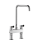 Delabie Stand MBatt. 2-Lochbrg. 100l/min, Schwenkausl.D22 L300 H380mm