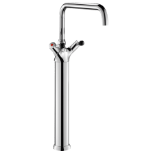 Delabie Stand MBatt. 1-Lochbrg. 100l/min, Schwenkausl.D22 L300 H650mm