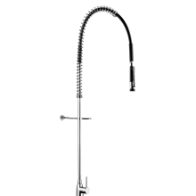 Delabie Geschirrspülbr. schw m. Mischer+Handbr.433010, o.Auslaufvent.