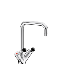 Delabie MBatt. 1-Lochbrg. 45l/min, Schwenkausl. L200, Bakelitkugelgr.