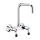 Delabie Wand Zweigriffarm. 60l/min, Schwenkausl. oben D22 L200