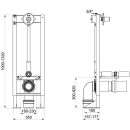 Delabie Inst.Sys T.FIX3 WC 10-35 u. 70-130mm D110...