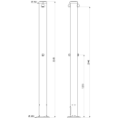 Delabie Standbrause für Außenbereich mit 2...