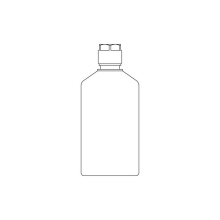 Delabie Ersatz-Seifentank 0, 5l f.Tischeinbau-Seifensp, Anschl. G1/2