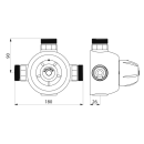 Delabie Gruppenthermostat PREMIX COMFORT 140 G11/4B 140...