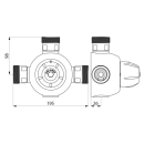 Delabie Gruppenthermostat PREMIX COMFORT 190 G11/2B 190...