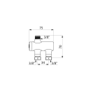 Delabie Untertischtherm. PREMIX NANO 3/8" Ausf....