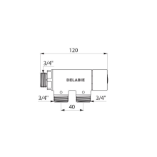 Delabie Therm.MBatt. PREMIX COMPACT G3/4B Ausführung unverchr.