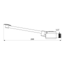Delabie Schnellschl.-Ventil MONOFOOT Pedalbet. G1/2B,...