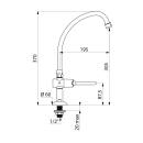 Delabie Selbstschl.Vent. TEMPOSTOP G1/2B Schwanenhals,...