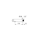 Delabie Wand Selbstschlussventil TEMPOSOFT2 G1/2B 7 Sek,...