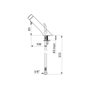 Delabie Selbstschluss-Mischbatterie TEMPOSOFT MIX 2 G3/8,...