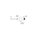 Delabie Wand Selbstschlussventil TEMPOSTOP G1/2B mit...