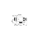 Delabie Selbstschl. TEMPOSTOP G1/2B DForm 7Sek. unverchr,...