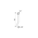 Delabie Spülrohr für Urinal G1/2 G3/8 für...